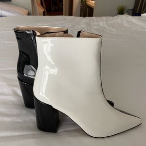 Black & White Boots